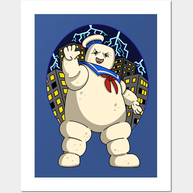 Stay Puft Wall Art by NikInked